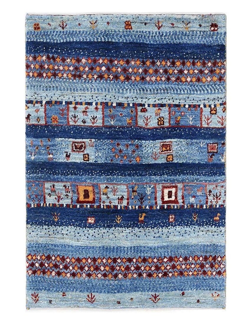 Fine Hand knotted Persian Gabbeh 2'X 3': Fine Hand knotted Persian Gabbeh 2'X 3' - NEW, Gabbeh, Hand-Knotted, Lamb's Wool, 300 -D09717- 862.This item is part of our fine auction collection which includes many fine home accessories including 