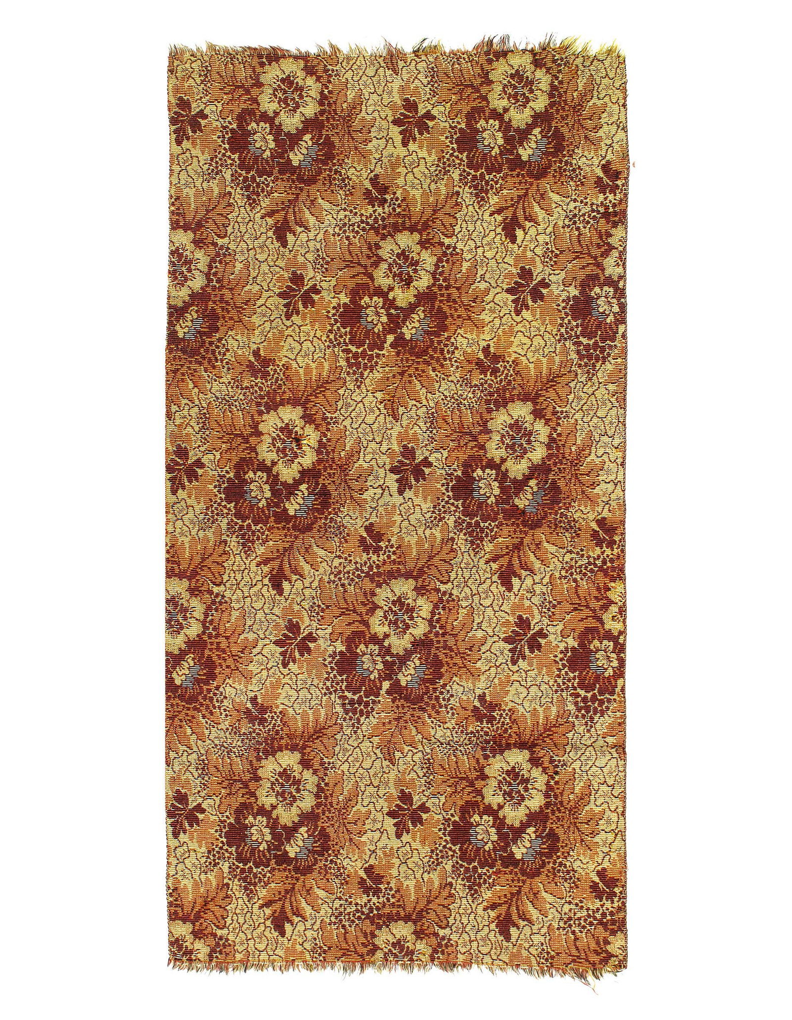 flat Weave vintage Textile 3'X 5'9" (1 of 3)