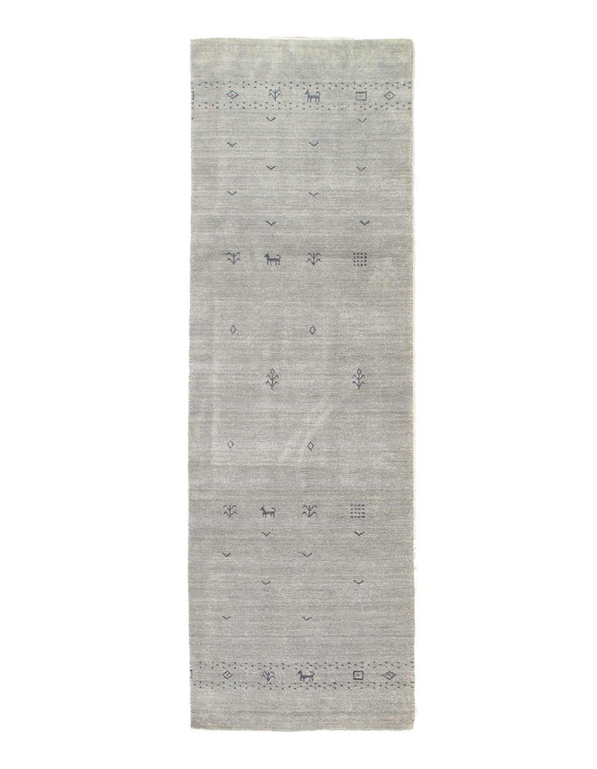 Fine Hand knotted persian Gabbeh design Runner 2'5'' X 7'11'': Fine Hand knotted persian Gabbeh design Runner 2'5'' X 7'11''New, Gabbeh , Hand-made, Lamb's Wool, 300 -D15320 - 862.This item is part of our fine auction collection which includes many fine home acce