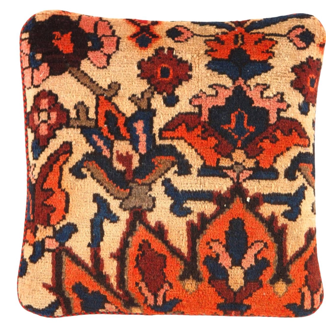 Pasargad Vintage Hand Knotted Farahan Rug Pillow 20"x 20'': Pasargad Vintage Hand Knotted Farahan Rug Pillow 20"Vintage 300 -K 252- 862.This item is part of our fine auction collection which includes many fine home accessories including antique rugs, vintage r
