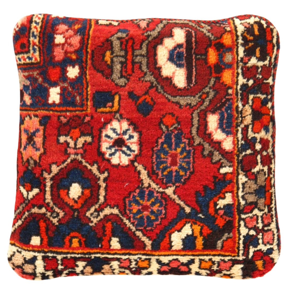 Pasargad Vintage Hand Knotted Farahan Rug Pillow 20" x 20'': Pasargad Vintage Hand Knotted Farahan Rug Vintage 20"- Farahan, Handmade , wool, 300 -k 226- 862.This item is part of our fine auction collection which includes many fine home accessories including an