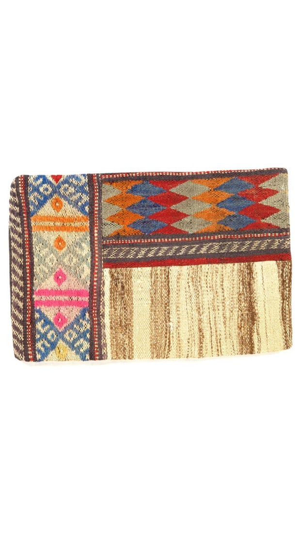 Vintage Hand Knotted kilim Pillow 16" x 24": Vintage Hand Knotted K14 Pillow 16" x 24" N/A, Traditional, Hand-Woven, kilim, 300 -K 14- 862.This item is part of our fine auction collection which includes many fine home accessories including antiq