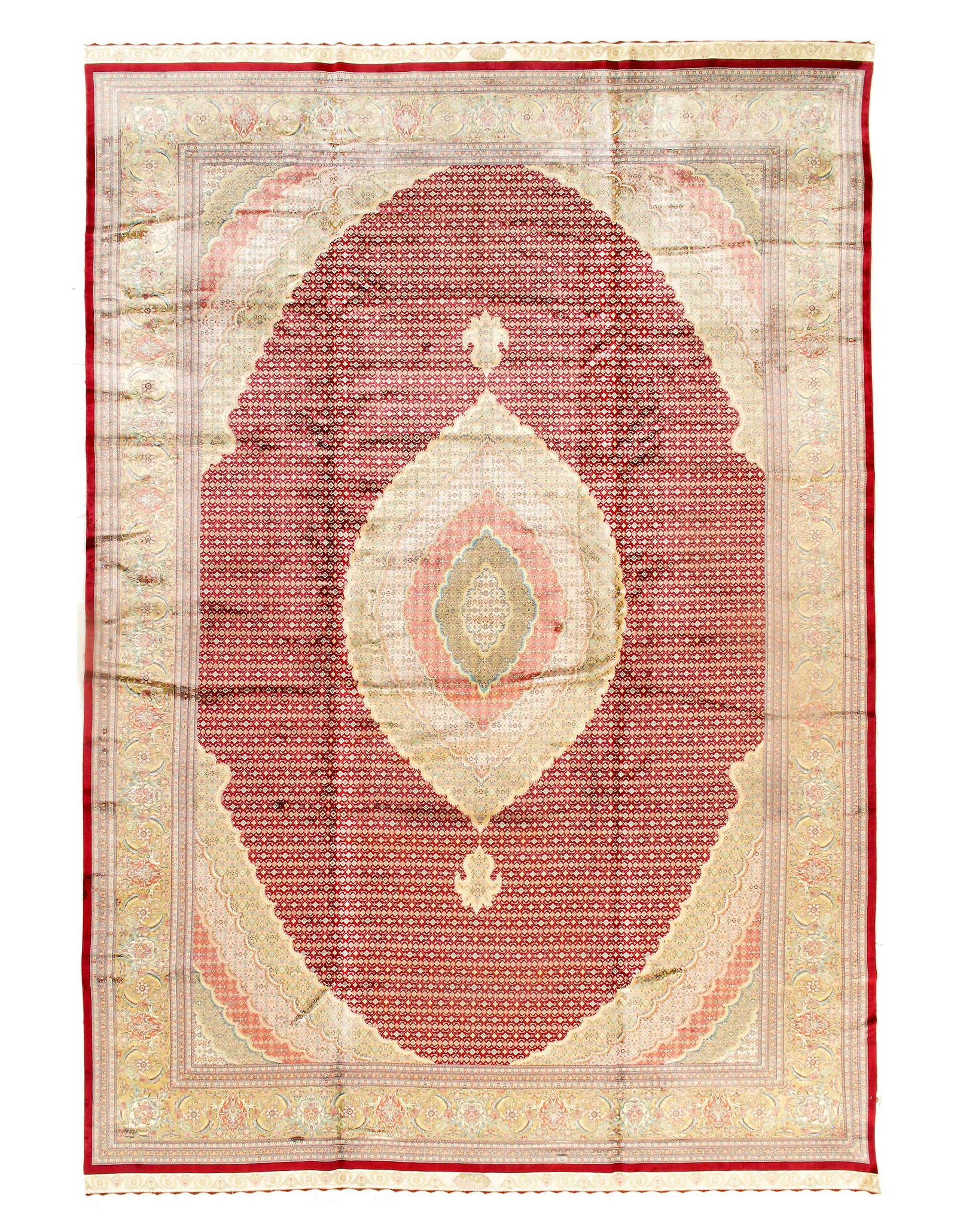 Persian Tabriz Fish Design Rug 8'2"X 11'6": Persian Tabriz Fish Design Rug 8'2"X 11'6" - NEW, Tabriz, Machine-Made, Viscose, 300 -D15518- 862.This item is part of our fine auction collection which includes many fine home accessories including a