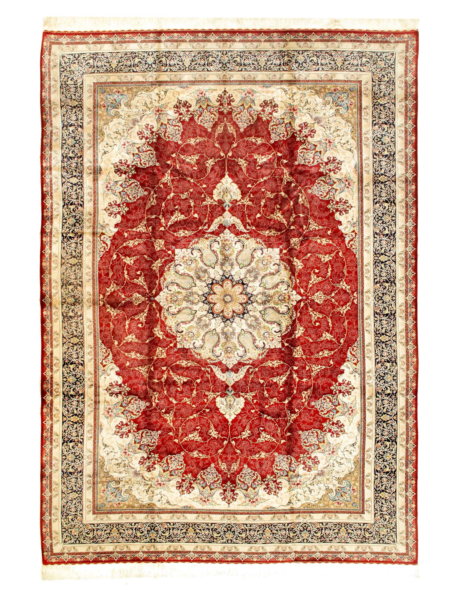 Persian Tabriz Design Rug 6'7"X 9'11" (1 of 10)