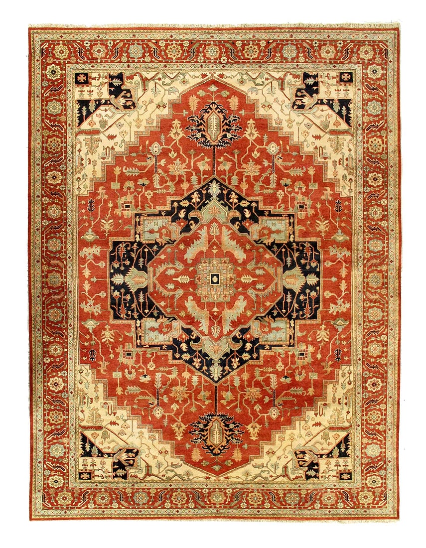 Fine Hand knotted Persian serapi Design 9'1'' X 12'2'' (1 of 7)
