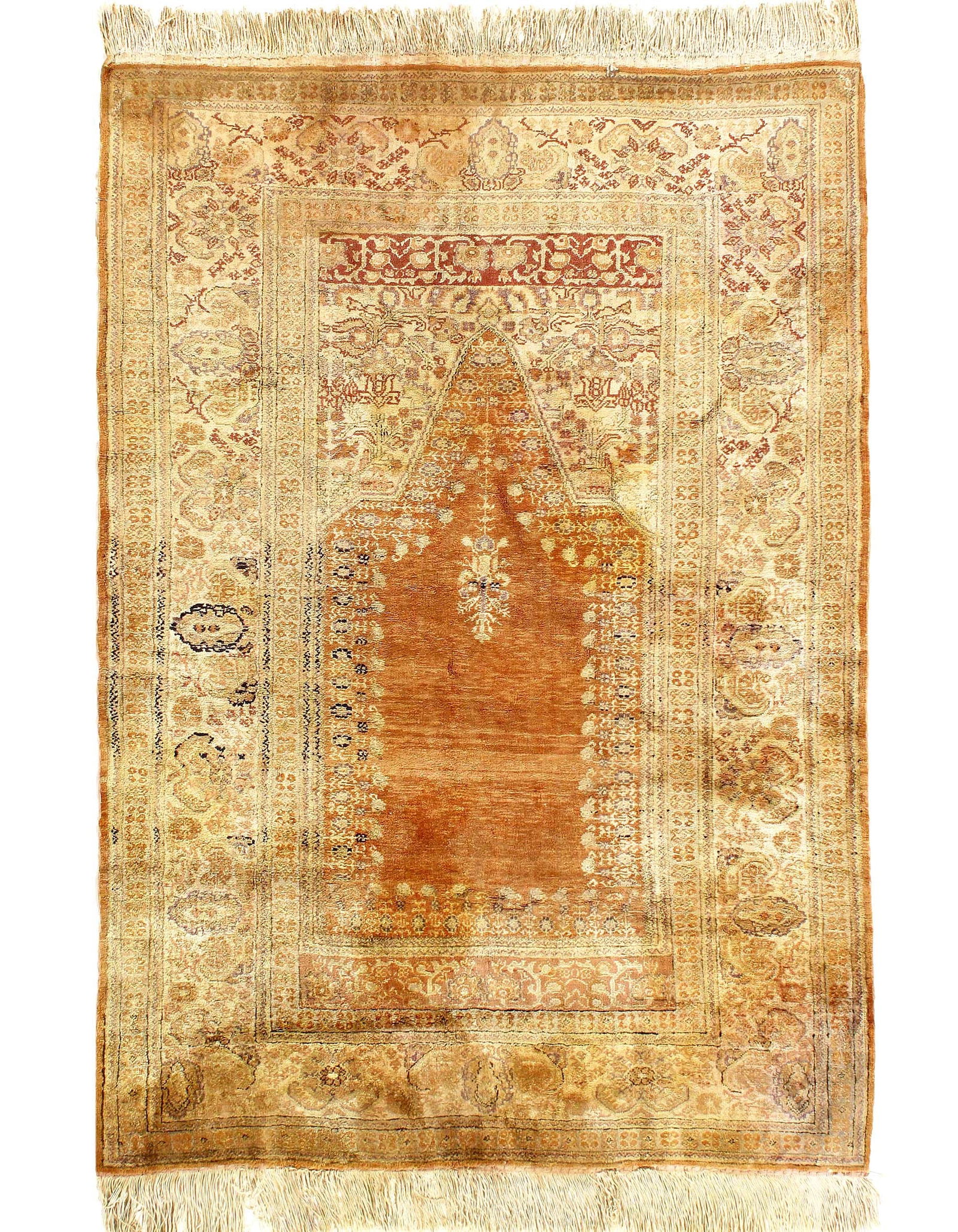 Fine Hand Knotted Turkish rug 4' X 6': Fine Hand Knotted Turkish rug 4' X 6' - 1930, Turkish, Hand-Knotted, Cotton, 300 -D11989- 862.This item is part of our fine auction collection which includes many fine home accessories including antiq