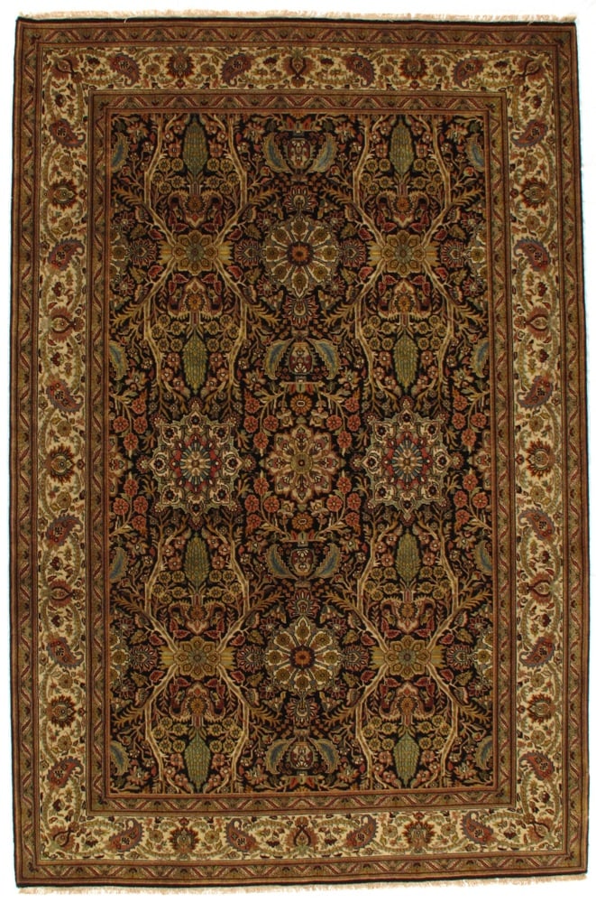 Fine Tabriz DesignHand-Knotted Rug - 6' X 9'1 (1 of 1)