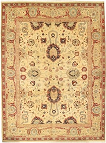 Beige Indo Agra 9'x12': Beige Indo Agra 9'x12' - NEW, Traditional, Hand-Knotted, Wool, 300 -D03241- 862.This item is part of our fine auction collection which includes many fine home accessories including antique rugs, vinta