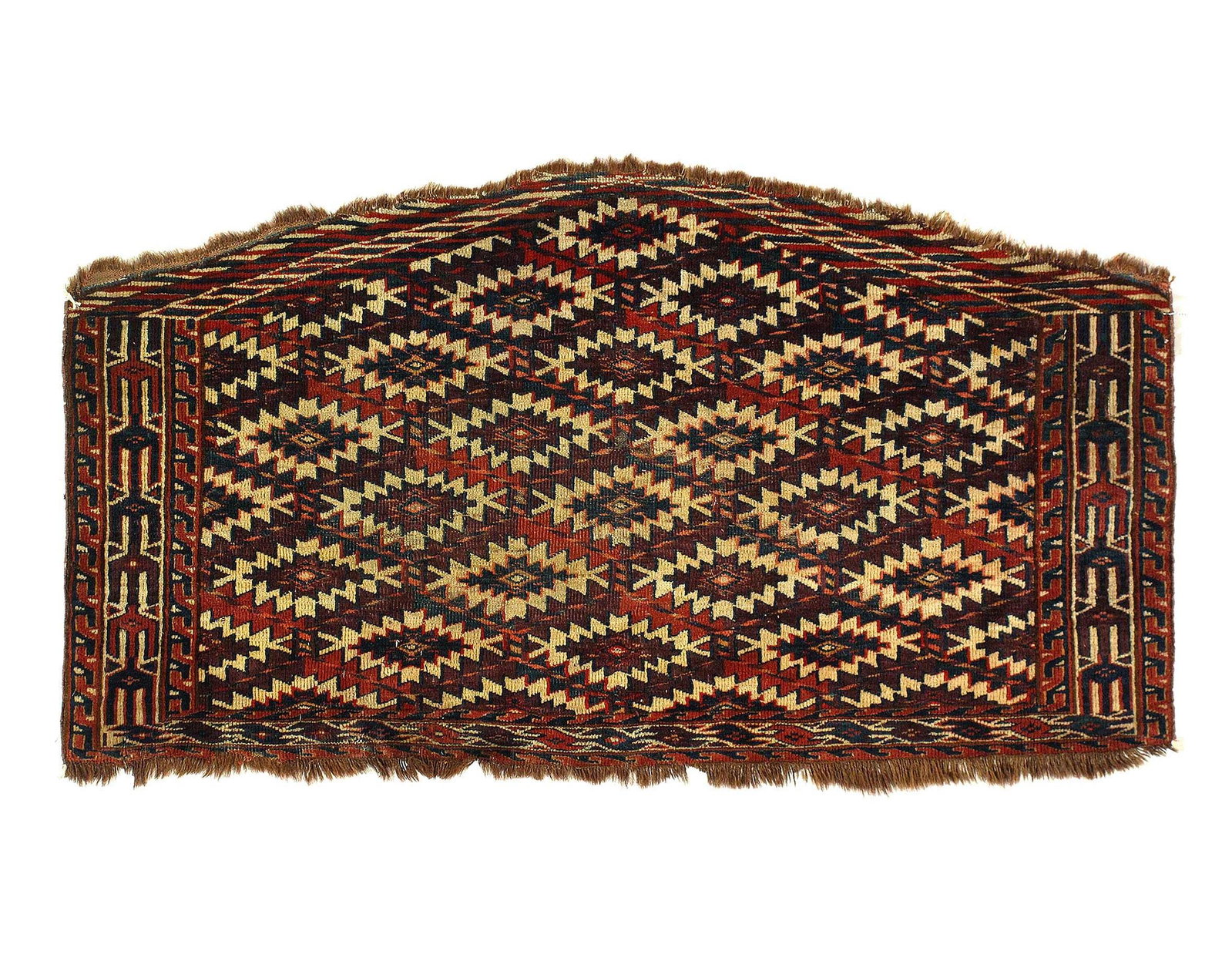 Fine Hand knotted Antique Russian Turkman 2'X 3'8": Fine Hand knotted Antique Russian Turkman 2'X 3'8" - CIRCA 1880, Tekkeh, Hand-Knotted, Lamb's Wool, 300 -D11922- 862.This item is part of our fine auction collection which includes many fine home acce