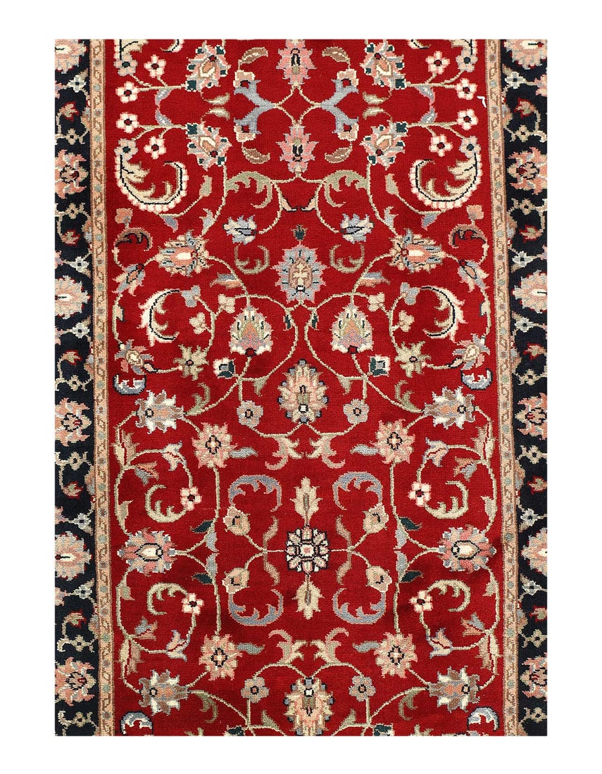 Rust Tabriz design Runner 2'.7''x 18' - 2