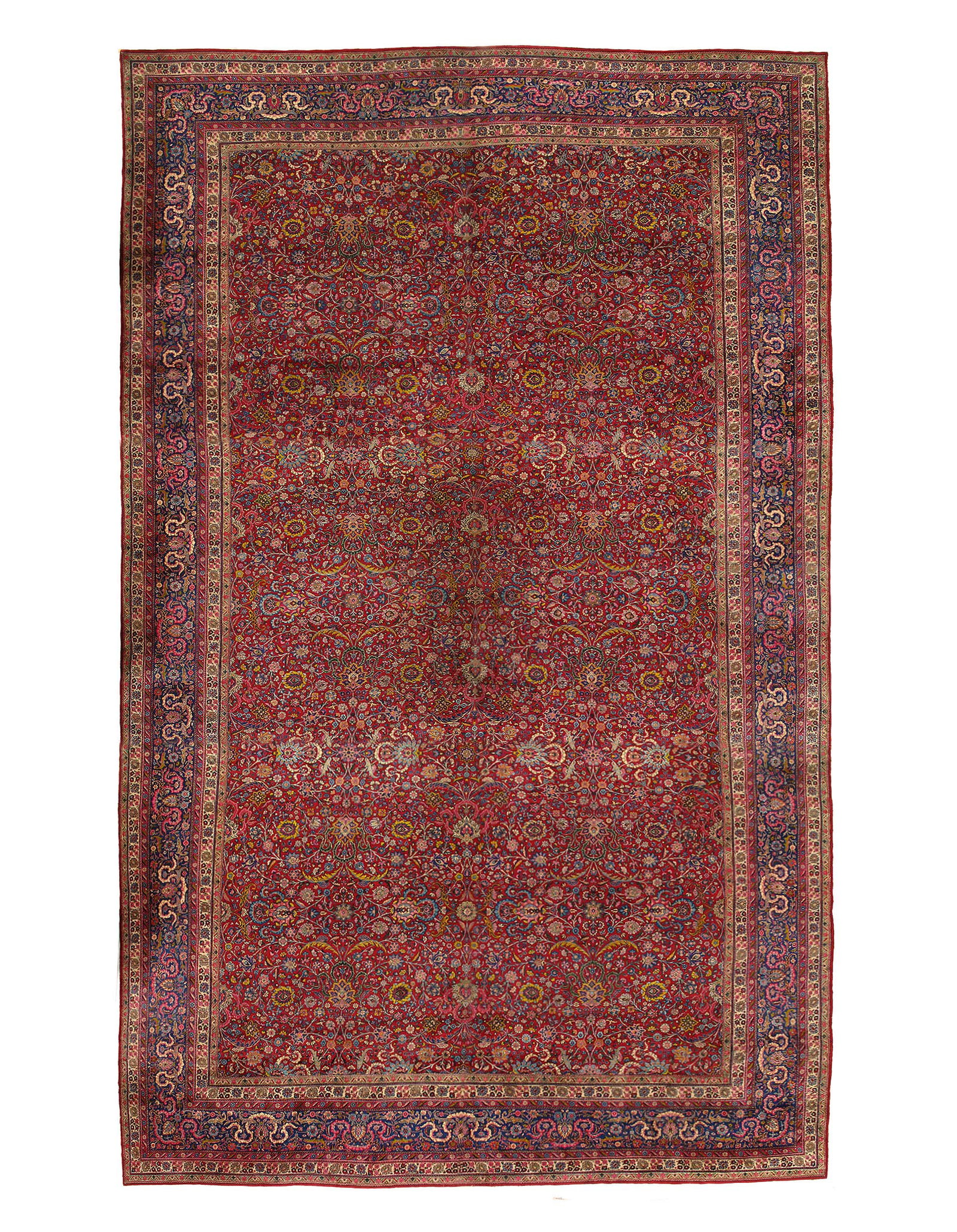 Fine Hand knotted Persian Antique Tabriz rug 17'9'' X 30' (1 of 16)