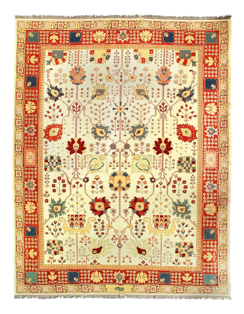 Sumak bakshaish design Rug 9'2"x 11'4": Sumak bakshaish design Rug 9'2"x 11'4" - CIRCA 2010, Sumak, Hand-Woven, Lamb's Wool, 300 -24068- 862.This item is part of our fine auction collection which includes many fine home accessories includin