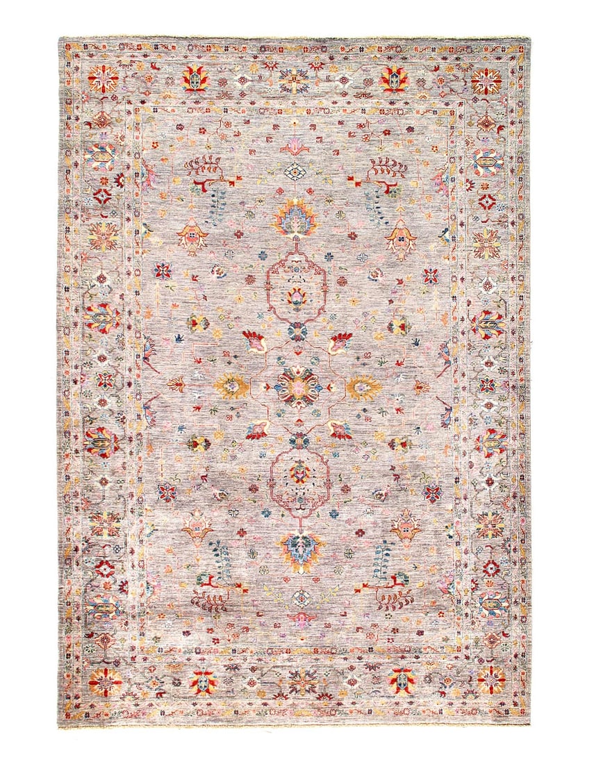 Fine Hand knotted Sultani rug 6'11'' X 9'11'': Fine Hand knotted Sultani rug 6'11'' X 9'11'' - New, Sultani, Hand-Knotted, Lamb's Wool, 300 -D14100- 862.This item is part of our fine auction collection which includes many fine home accessories inc