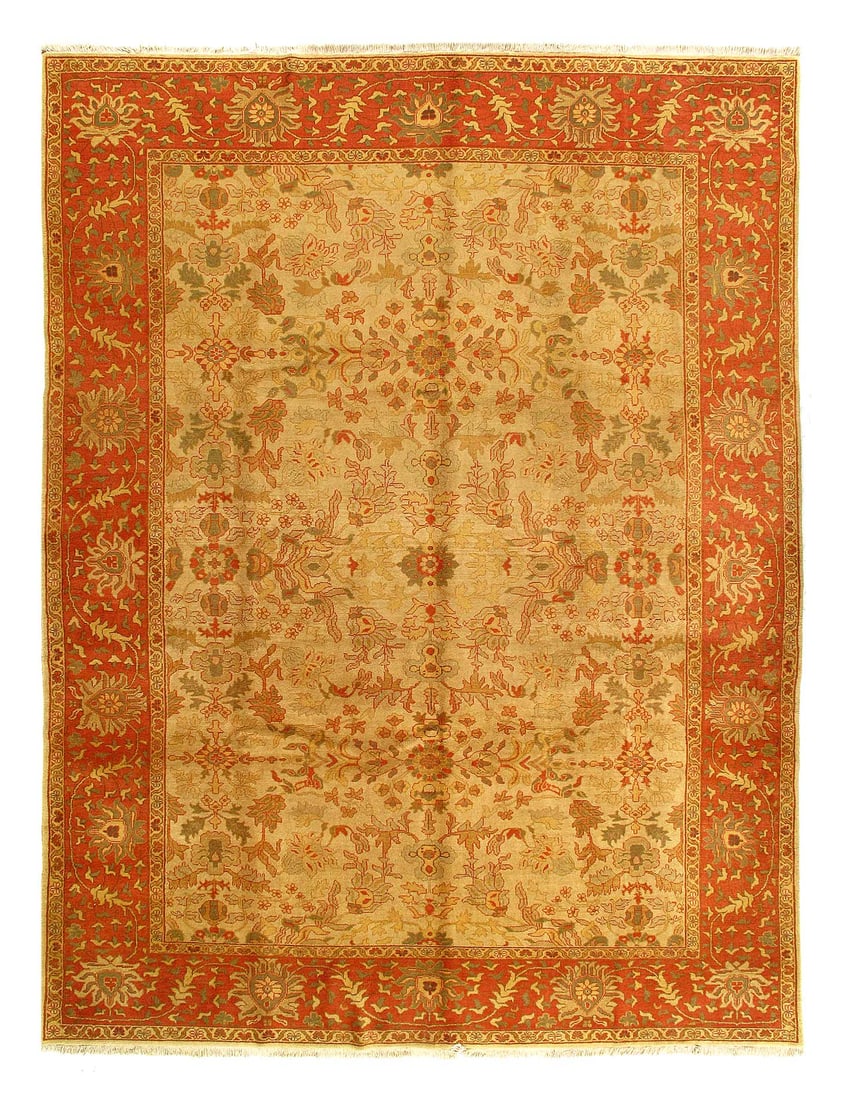 Fine Hand Knotted ziegler sultanabad design rug 9'4'' X 11'11'': Fine Hand Knotted ziegler sultanabad design rug 9'4'' X 11'11'' - New, Sultanabad, Hand-Knotted, Lamb's Wool, 300 -22697- 862.This item is part of our fine auction collection which includes many fine 