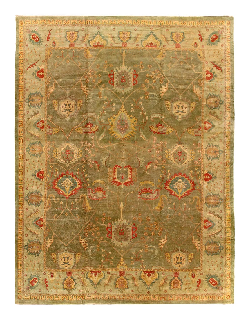 Fine Hand knotted Persian sultanabad design 14'11'' X 19'6'': Fine Hand knotted Persian sultanabad design 14'11'' X 19'6'' - New, Sultanabad, Hand-Knotted, Lamb's Wool, 300 -22453- 862.This item is part of our fine auction collection which includes many fine hom