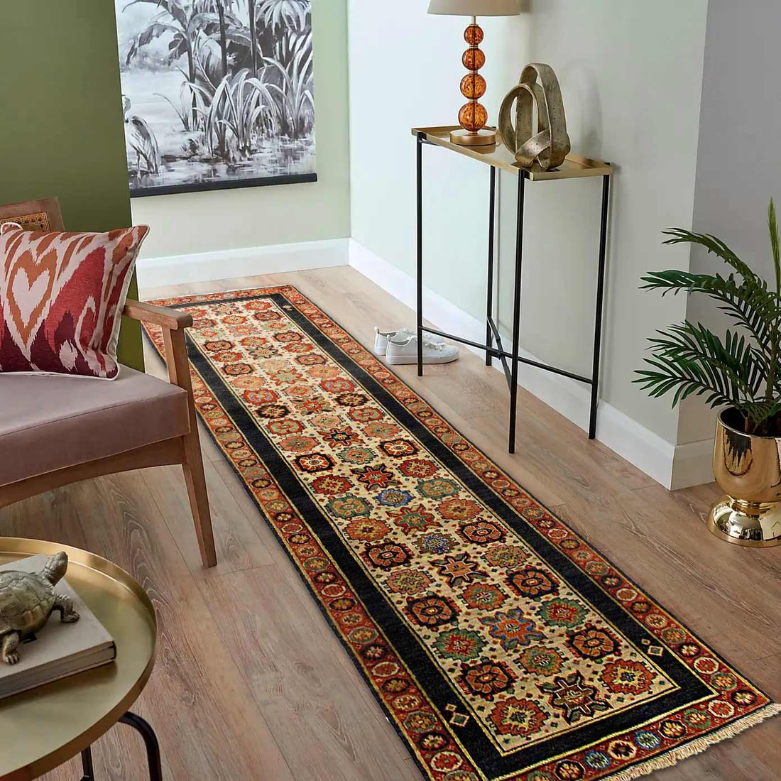 Ivory Shirvan runner 2'.6''x 10' - 4