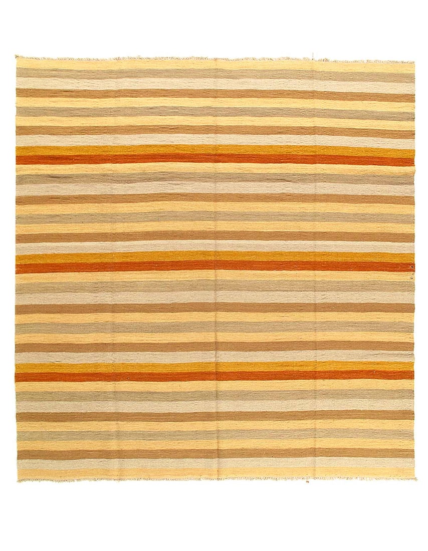 Modern Flat Weave 8'7"X 9'1": Modern Flat Weave 8'7"X 9'1" - NEW, Modern, Hand-Woven, Lamb's Wool, 300 -D05068- 862.This item is part of our fine auction collection which includes many fine home accessories including antique rugs,