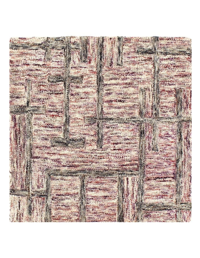 Fine Hand made sample Modern rug 2' X 2': Fine Hand made sample Modern rug 2' X 2' - NEW, Modern, Hand-Tufted, Lamb's Wool, 300 -D10927- 862.This item is part of our fine auction collection which includes many fine home accessories including