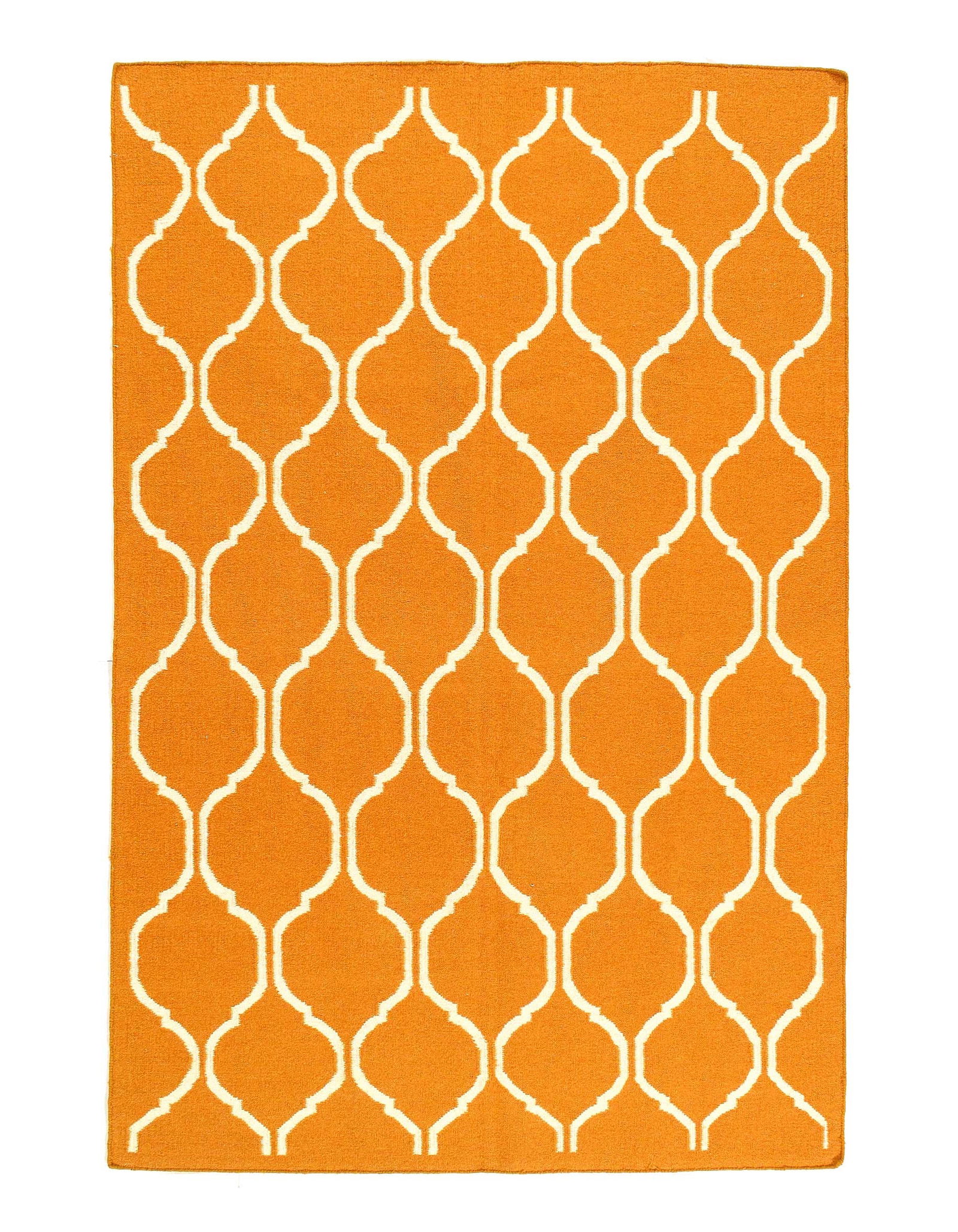 Brown Color Modern 5' X 8': Brown Color Modern 5' X 8' - New, Flat Weave, Hand-Knotted, Lamb's Wool, 300 -D05761- 862.This item is part of our fine auction collection which includes many fine home accessories including antique r
