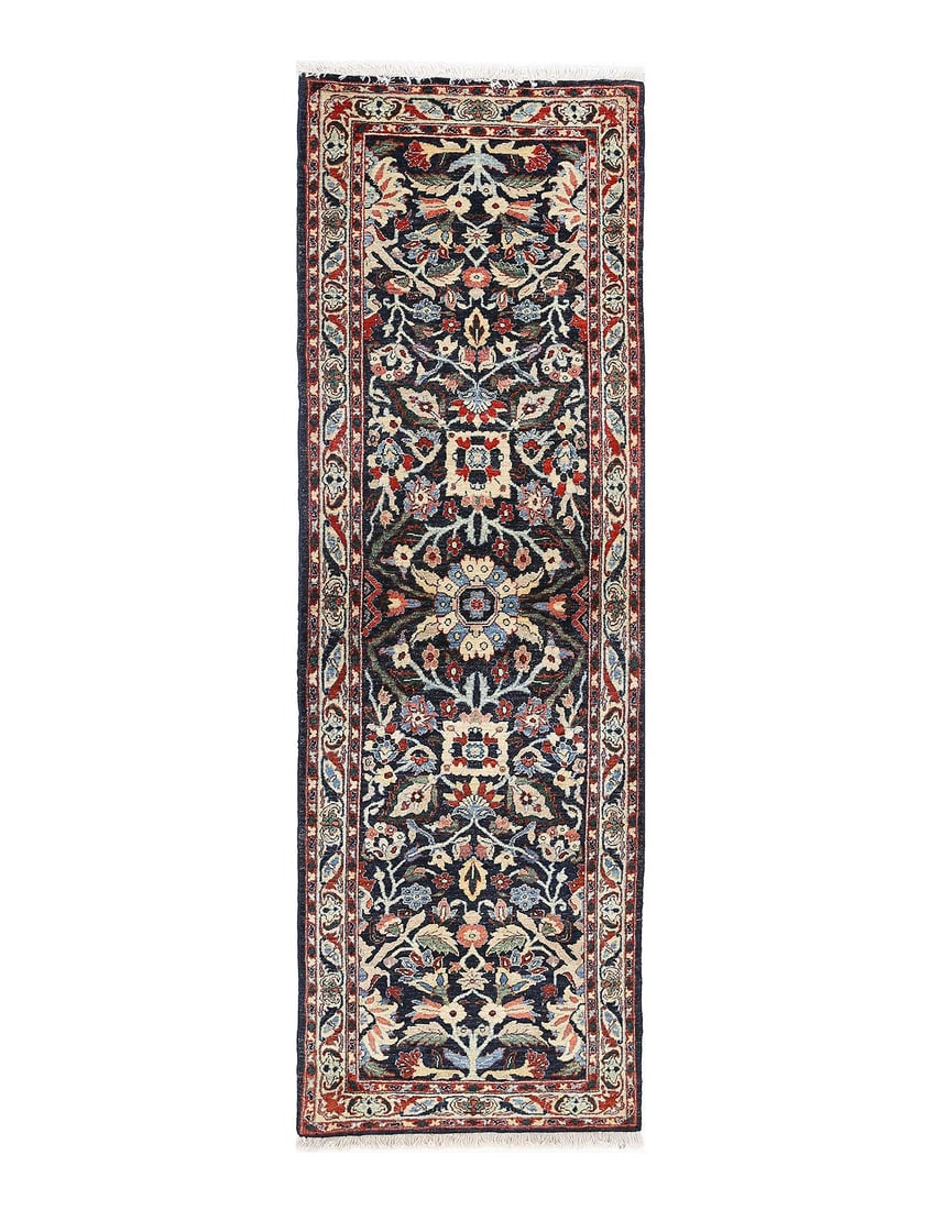 Fine Hand knotted Persian Bidjar runner 2'X 6'6": Fine Hand knotted Persian Bidjar runner 2'X 6'6" - NEW, Bidjar, Hand-Knotted, Lamb's Wool, 300 -D13542- 862.This item is part of our fine auction collection which includes many fine home accessories i