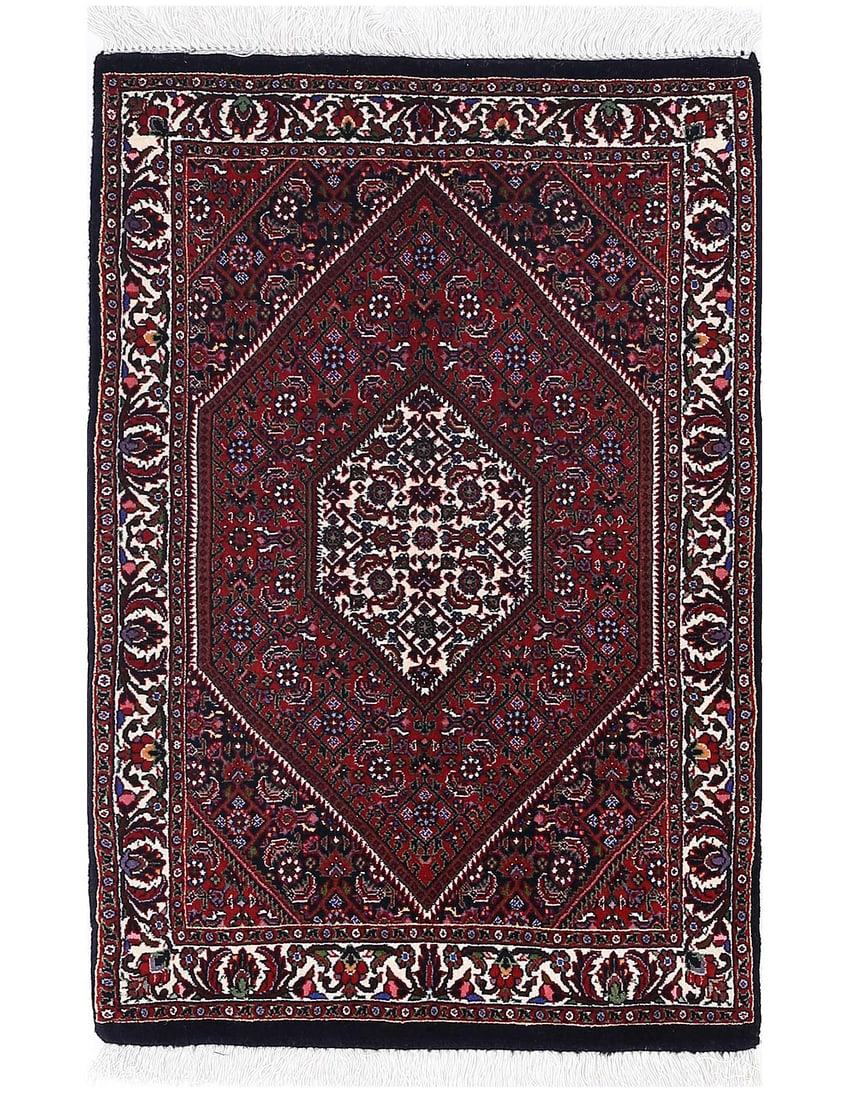 Persian fine Bidjar Hand-Knotted Rug 2'x 3'1": Persian fine Bidjar Hand-Knotted Rug 2'x 3'1" - new, Bidjar, Hand-Knotted, Lamb's Wool, 300 -D13664- 862.This item is part of our fine auction collection which includes many fine home accessories incl
