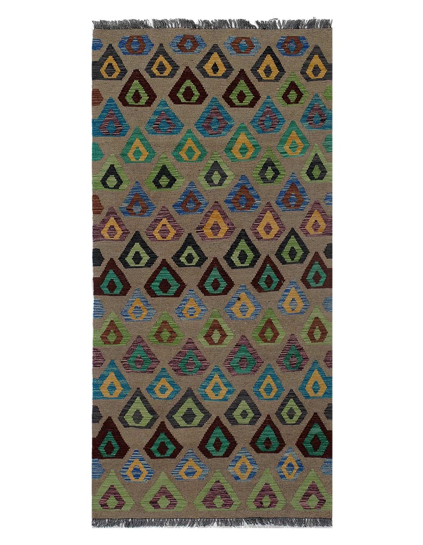 Pasargad Caucasian Tribal Style Flat Weave kilim 3'4" X 6'8": Pasargad Caucasian Tribal Style Flat Weave kilim 3'4" X 6'8" - New, Beshir, Hand-Woven, Lamb's Wool, 300 -D09955- 862.This item is part of our fine auction collection which includes many fine home acc