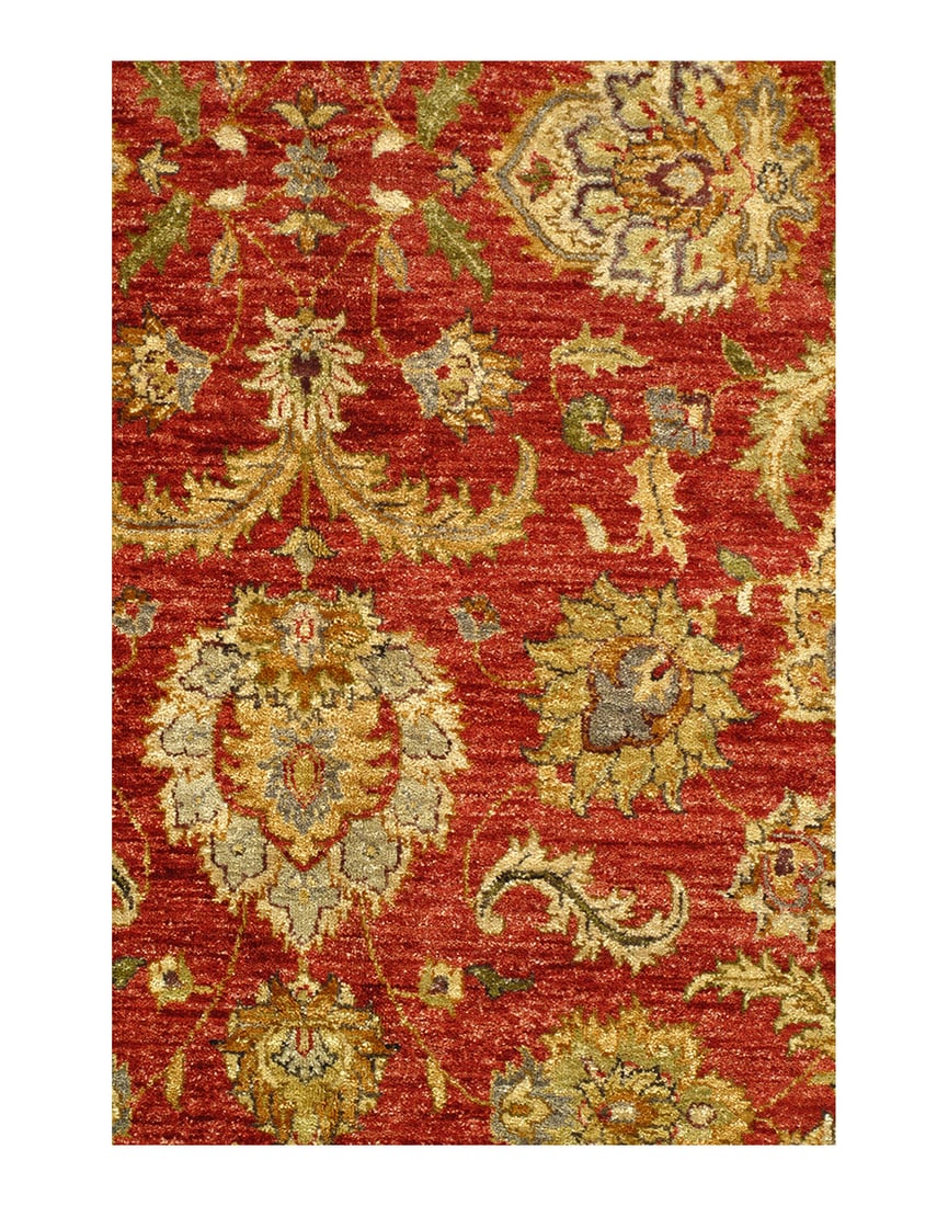 Rust Fine Agra Design 6' X 9' - 2