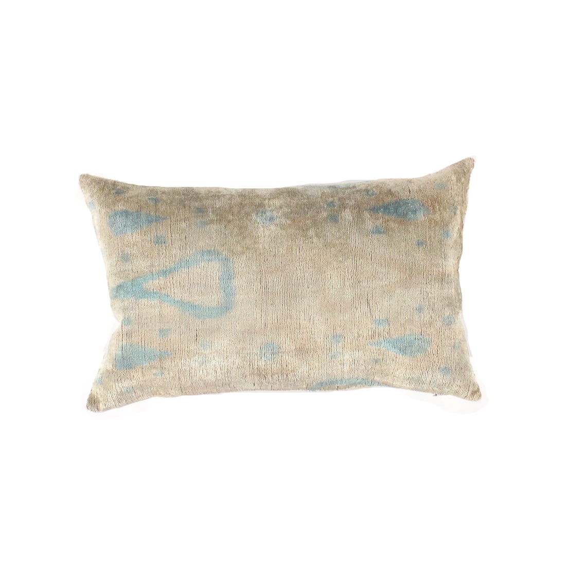TI 183 Grey Velvet Ikat Pillow (1 of 2)