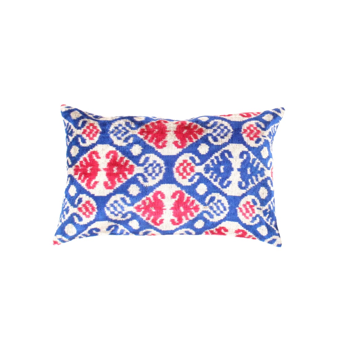 TI 169 Turkish Multi color Silk Ikat pillow: TI 169 Turkish Multi color Silk Ikat pillow - New, Ikat, Handmade, Velvet Silk, 300 -TI 169- 862.This item is part of our fine auction collection which includes many fine home accessories including an