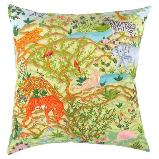 Turkish Fine Silk oriental Pillow 20": Turkish Fine Silk oriental Pillow 20" - New, English, Handmade , Pure Silk, 300 -PPS 68M- 862.This item is part of our fine auction collection which includes many fine home accessories including antiq