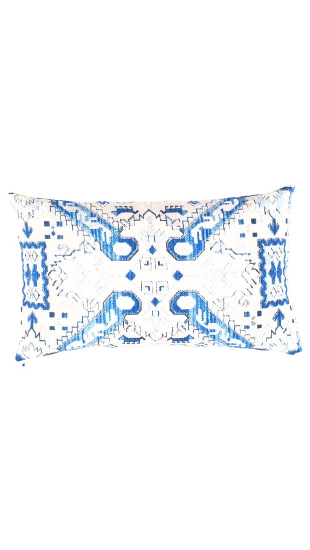Light Blue Silk Turkish Pillow 16"x24": Light Blue Silk Turkish Pillow 16"x24" - New, Ikat, Handmade , Pure Silk, 300 -PPS 21R- 862.This item is part of our fine auction collection which includes many fine home accessories including antique