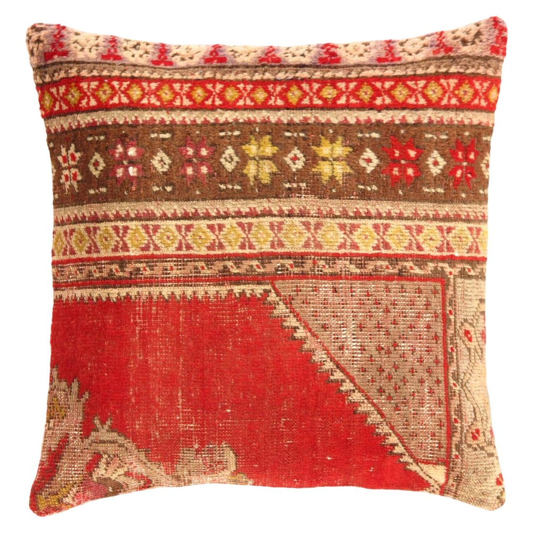Vintage Turkish Pillow 20' X 20': Vintage Turkish Pillow 20' X 20' - New, Turkish, Hand-made, Lamb's Wool, 300 -K 172- 862.This item is part of our fine auction collection which includes many fine home accessories including antique ru