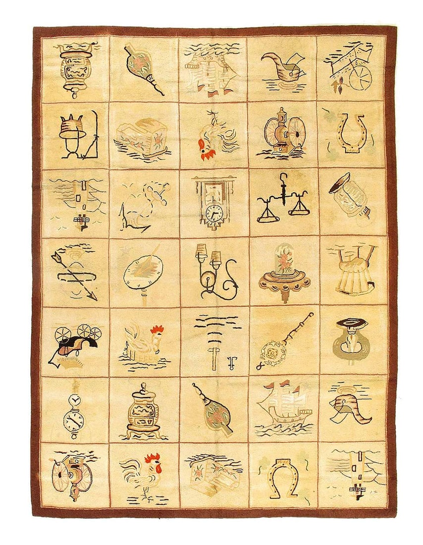 Antique American Hook Rug 8'9"X 11'6": Antique American Hook Rug 8'9"X 11'6" - CIRCA 1930, Hooked Rug, Handmade, Hooked Rug, 300 -D15363- 862.This item is part of our fine auction collection which includes many fine home accessories includ