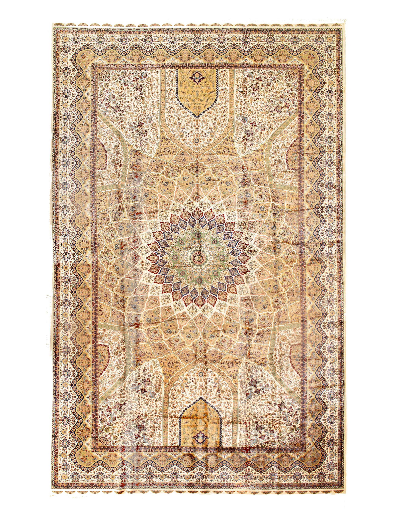 Persian Tabriz Design Rug 10'X 16'3" (1 of 3)