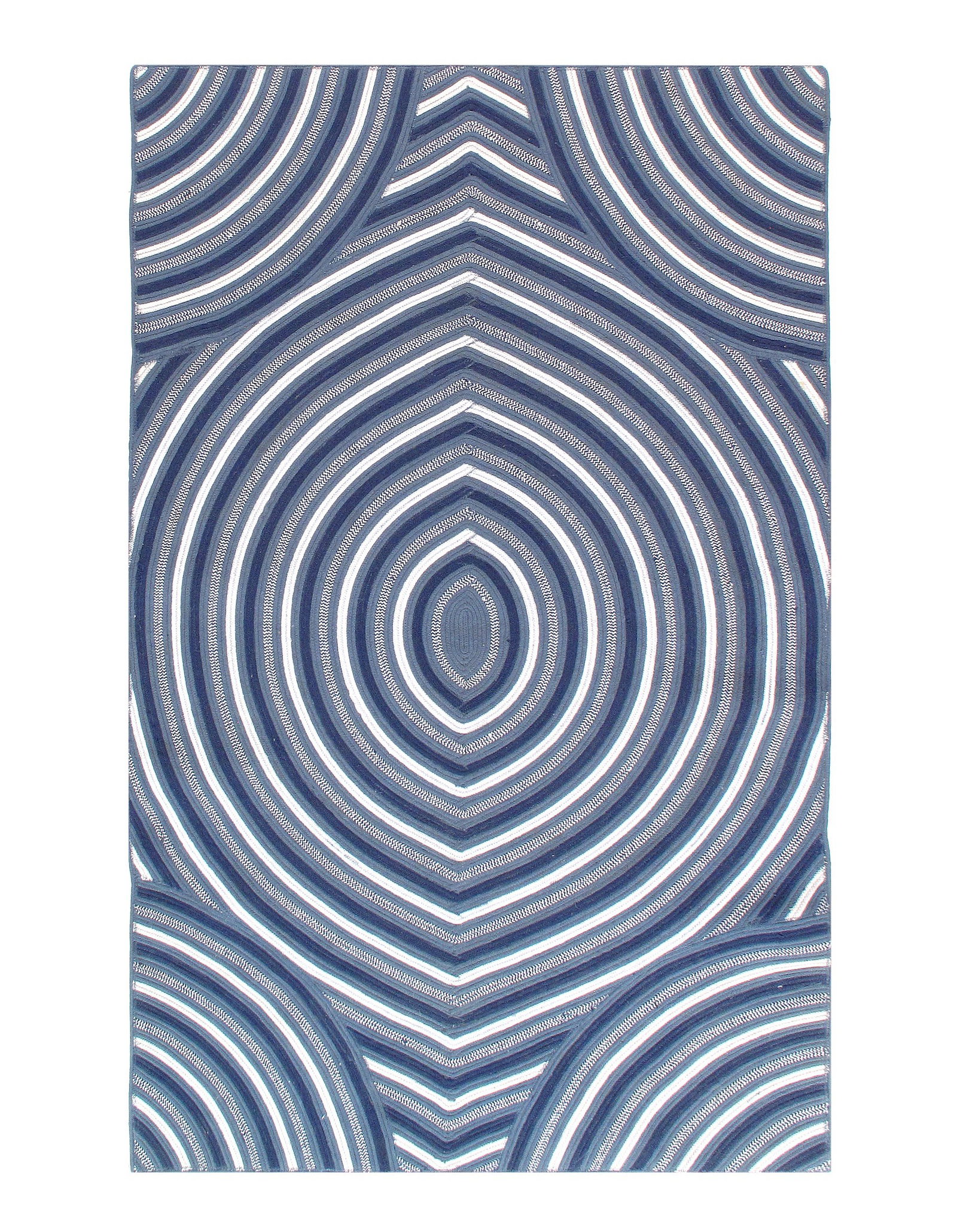 Modern Hand-made Reversible Indo Rug 5'X 8': Modern Hand-made Reversible Indo Rug 5'X 8' - New, Modern, Hand-Woven, Lamb's Wool, 300 -D10281- 862.This item is part of our fine auction collection which includes many fine home accessories includin