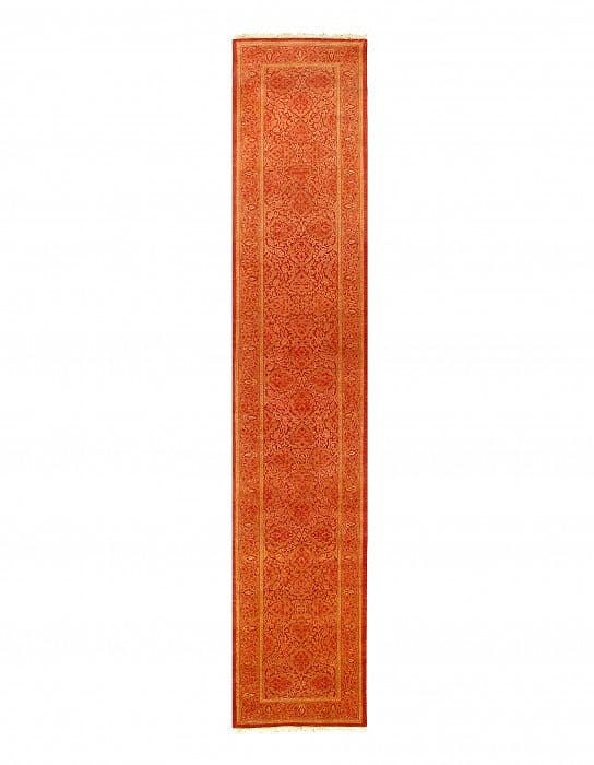Rust Pak Persian fine Hand Knotted Tabriz Runner 2'7'' X 13'8'': Rust Pak Persian fine Hand Knotted Tabriz Runner 2'7'' X 13'8'' - New, Tabriz, Hand-Knotted, Lamb's Wool, 300 -36494- 862.This item is part of our fine auction collection which includes many fine home