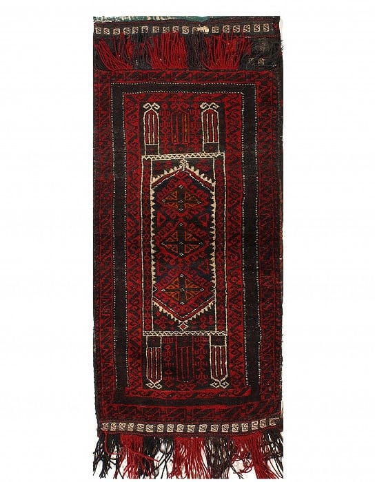 Vintage Persian Hand Knotted Shiraz saddle bag 2'1'' X 4'1'': Vintage Persian Hand Knotted Shiraz saddle bag 2'1'' X 4'1'' - Circa 1950, Shiraz, Hand-Knotted, Lamb's Wool, 300 -D03173- 862.This item is part of our fine auction collection which includes many fine