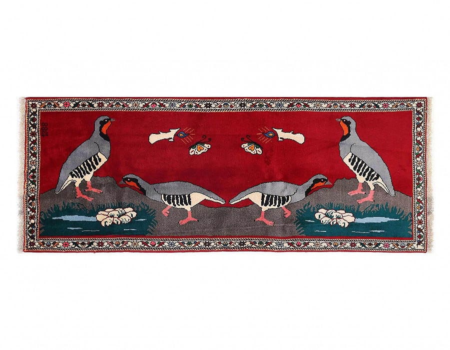 Persian Hand knotted Shiraz runner 2'6'' X 7'1'': Persian Hand knotted Shiraz runner 2'6'' X 7'1'' - New, Shiraz, Hand-Knotted, Lamb's Wool, 300 -D13879- 862.This item is part of our fine auction collection which includes many fine home accessories i