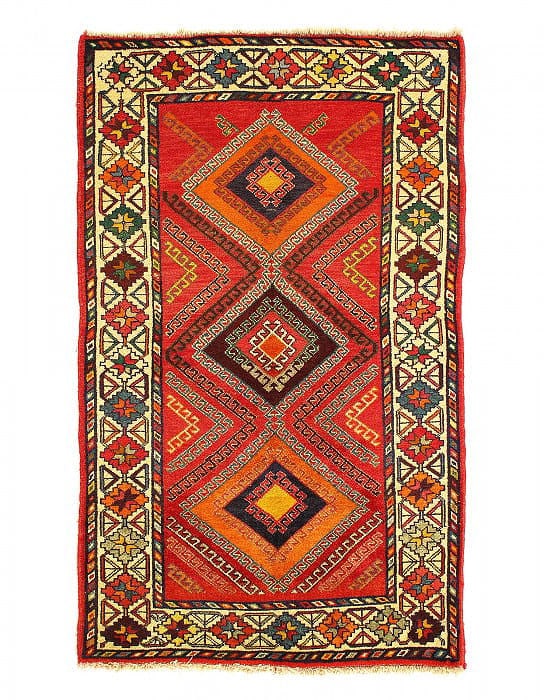 Fine Hand Knotted Shiraz Rug 3'7'' X 5'11'': Fine Hand Knotted Shiraz Rug 3'7'' X 5'11'' - New, Shiraz, Hand-Knotted, Lamb's Wool, 300 -D10571- 862.This item is part of our fine auction collection which includes many fine home accessories includ