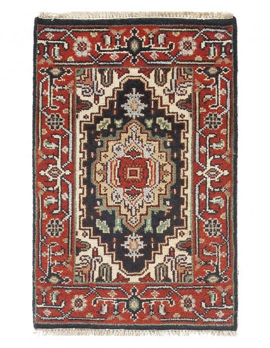 Navy Blue Fine Hand Knotted Persian serapi design 2'x 3': Navy Blue Fine Hand Knotted Persian serapi design 2'x 3' - NEW, Serapi, Hand-Knotted, Lamb's Wool, 300 -D10231- 862.This item is part of our fine auction collection which includes many fine home acces