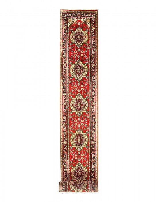 Fine Hand Knotted Serapi Runner 2'6"X 24'3": Fine Hand Knotted Serapi Runner 2'6"X 24'3" - NEW, Serapi, Hand-Knotted, Lamb's Wool, 300 -D06048- 862.This item is part of our fine auction collection which includes many fine home accessories includ