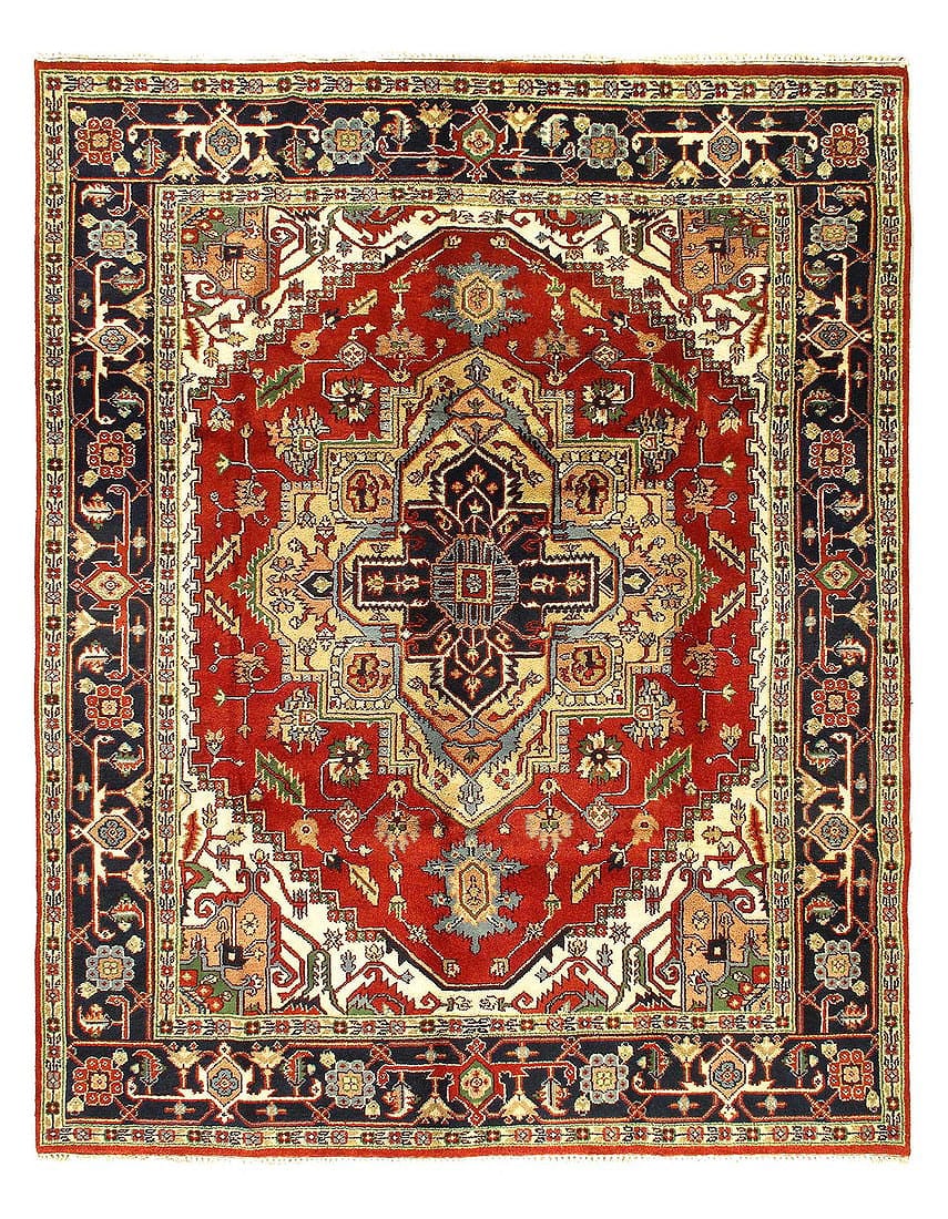 Fine Hand Knotted Persian serapi Design Rug 8' x 10' (1 of 3)