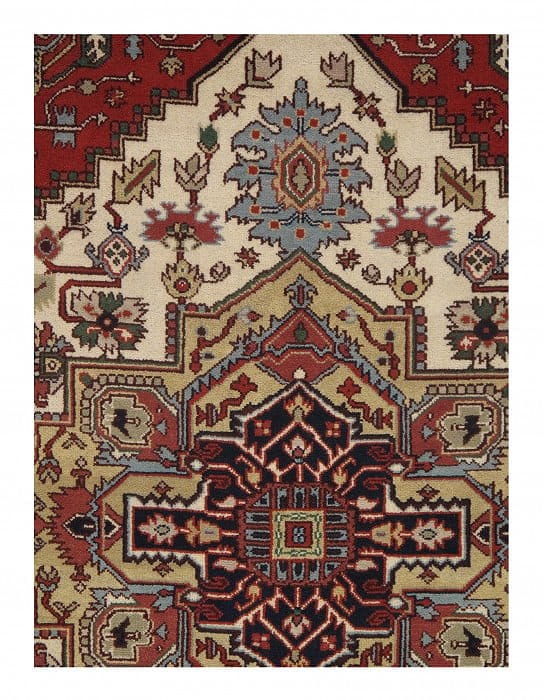 Ivory Persian Serapi design 8' X 10' - 2