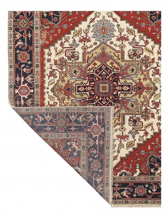 Ivory Persian Serapi design 8' X 10' - 3