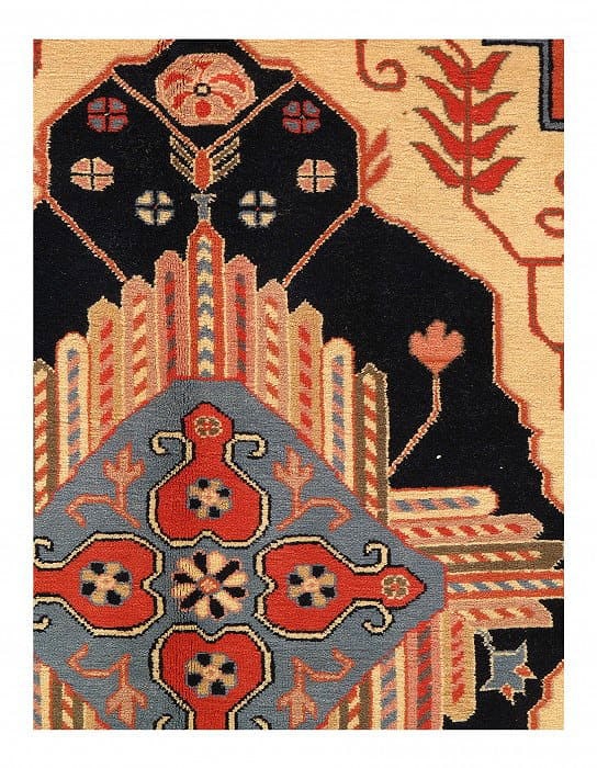 Rust Persian Serapi Design 9' X 12' - 2