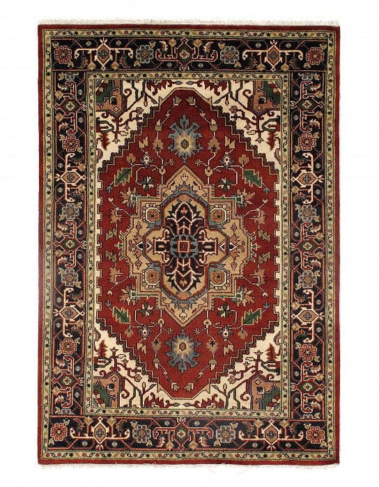 Fine Hand Knotted Persian Serapi Design 5.11 X 9': Fine Hand Knotted Persian Serapi Design 5.11 X 9' - New, Serapi, Hand-Knotted, Lamb's Wool, 300 -D09042- 862.This item is part of our fine auction collection which includes many fine home accessories 