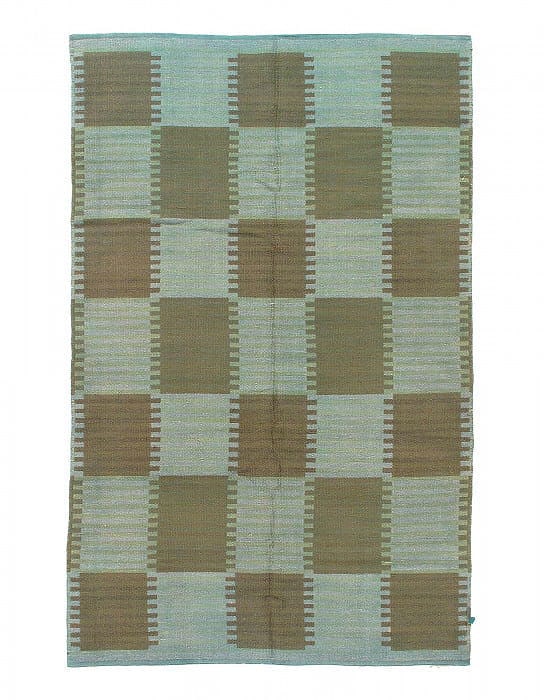 Scandinavian reversible Over Dyed rug 5'7"X 9'2": Scandinavian reversible Over Dyed rug 5'7"X 9'2" - CIRCA 2010, Scandinavian, Hand-Knotted, Leather, 300 -26469- 862.This item is part of our fine auction collection which includes many fine home acces