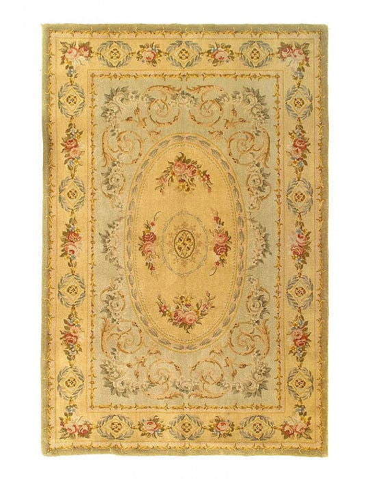 Fine Hand Knotted Savonnerie rug 5'11'' X 8'11'': Fine Hand Knotted Savonnerie rug 5'11'' X 8'11'' - New, Savonnerie, Hand-Knotted, Lamb's Wool, 300 -22865- 862.This item is part of our fine auction collection which includes many fine home accessorie