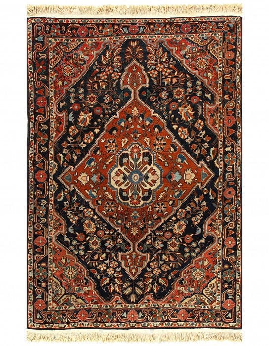 Antique Persian Jozan Farahan- 3'5" X 5'2'': Antique Persian Jozan Farahan- 3'5" X 5'2'' - Circa 1900, Sarouk Farahan, Hand-Knotted, Wool, 300 -D10527- 862.This item is part of our fine auction collection which includes many fine home accessorie