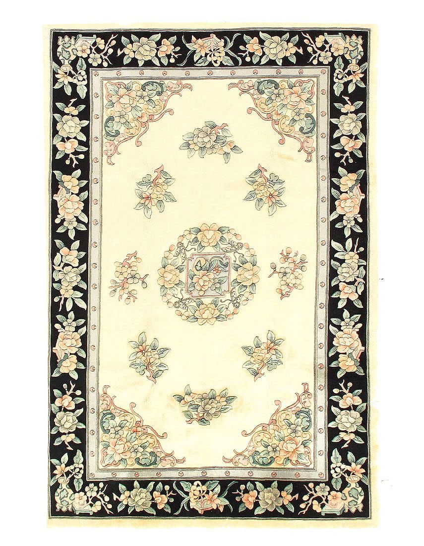 Fine Hand Knotted Vintage Chinese Peking rug 5'6'' X 8'5'': Fine Hand Knotted Vintage Chinese Peking rug 5'6'' X 8'5'' - 1970, Peking, Hand-Knotted, Lamb's Wool, 300 -14551- 862.This item is part of our fine auction collection which includes many fine home acc